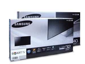Transportverpackungen - Stabile und sichere Kartonagen - Samsung-TVs